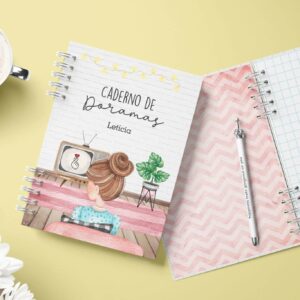 Arquivo Caderno de Doramas + 3 opções de Capa