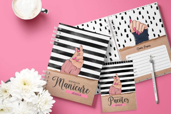 Arquivo Agenda Permanente Manicure e Controle de Pacotes