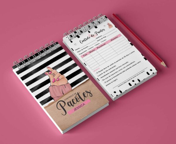 Arquivo Agenda Permanente Manicure e Controle de Pacotes