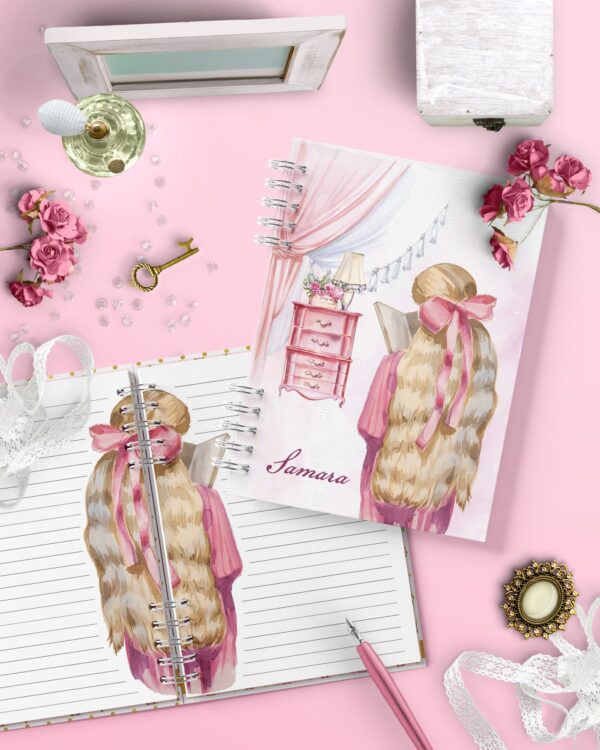 arquivo_caderno_capas_miolo_feminino_princesas_diário_oração_gratidão_devocional_mulher_meninas