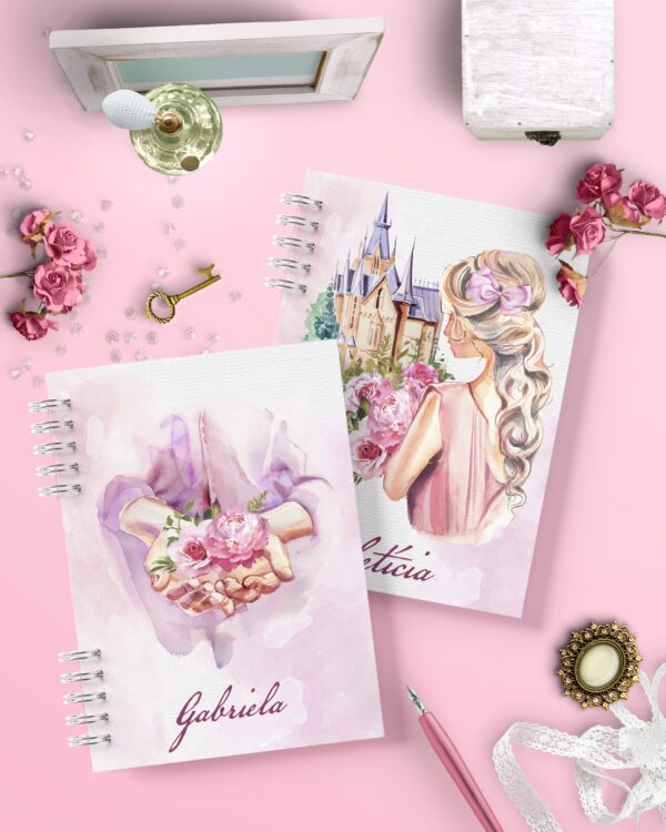 arquivo_caderno_capas_miolo_feminino_princesas_diário_oração_gratidão_devocional_mulher_meninas