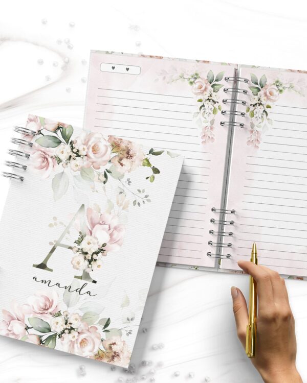 arquivo_digital_capas_alfabeto_floral_caderno_pautado_floral_agenda_planner_caderneta_vacina_diario_bebe