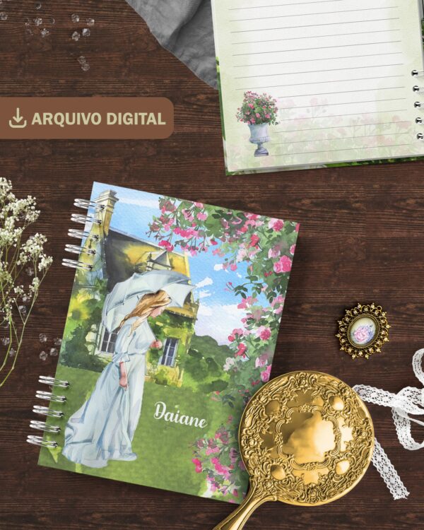 arquivo_digital_capas_planners_agenda_diario_jane_austen_mulheres_leitura_vintage_campo_paisagem_princesas