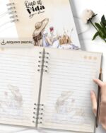 arquivo_digital_caderno_feminino_mulheres_negras_vestidos_flores_frases_biblia_versiculos_motivacional_decorado_miolo_pautado