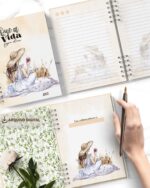 arquivo_digital_caderno_feminino_mulheres_negras_vestidos_flores_frases_biblia_versiculos_motivacional_decorado_miolo_pautado
