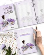 arquivo_digital_caderno_feminino_mulheres_negras_vestidos_flores_frases_biblia_versiculos_motivacional_decorado_miolo_pautado