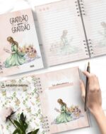 arquivo_digital_caderno_feminino_mulheres_negras_vestidos_flores_frases_biblia_versiculos_motivacional_decorado_miolo_pautado