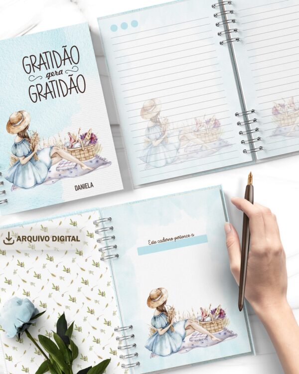 arquivo_digital_caderno_feminino_mulheres_negras_vestidos_flores_frases_biblia_versiculos_motivacional_decorado_miolo_pautado