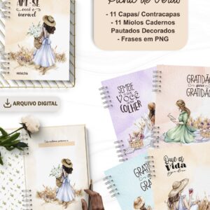 arquivo_digital_caderno_feminino_mulheres_negras_vestidos_flores_frases_biblia_versiculos_motivacional_decorado_miolo_pautado