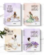 arquivo_digital_caderno_feminino_mulheres_negras_vestidos_flores_frases_biblia_versiculos_motivacional_decorado_miolo_pautado