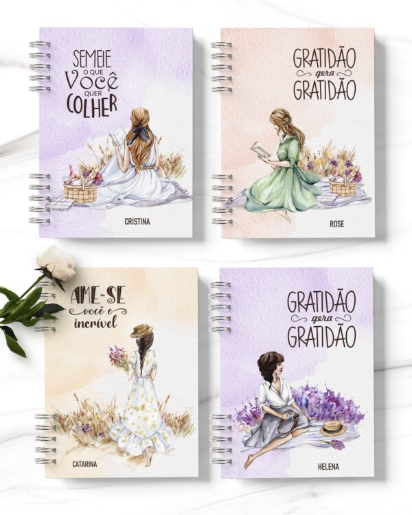 arquivo_digital_caderno_feminino_mulheres_negras_vestidos_flores_frases_biblia_versiculos_motivacional_decorado_miolo_pautado
