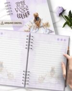 arquivo_digital_caderno_feminino_mulheres_negras_vestidos_flores_frases_biblia_versiculos_motivacional_decorado_miolo_pautado