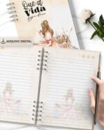 arquivo_digital_caderno_feminino_mulheres_negras_vestidos_flores_frases_biblia_versiculos_motivacional_decorado_miolo_pautado