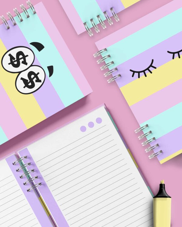 arquivo_capas_caderno_olhos_carinhas_bigodes_pautado_escolar_teen_divertido