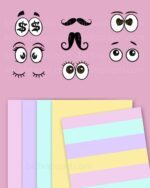 arquivo_capas_caderno_olhos_carinhas_bigodes_pautado_escolar_teen_divertido