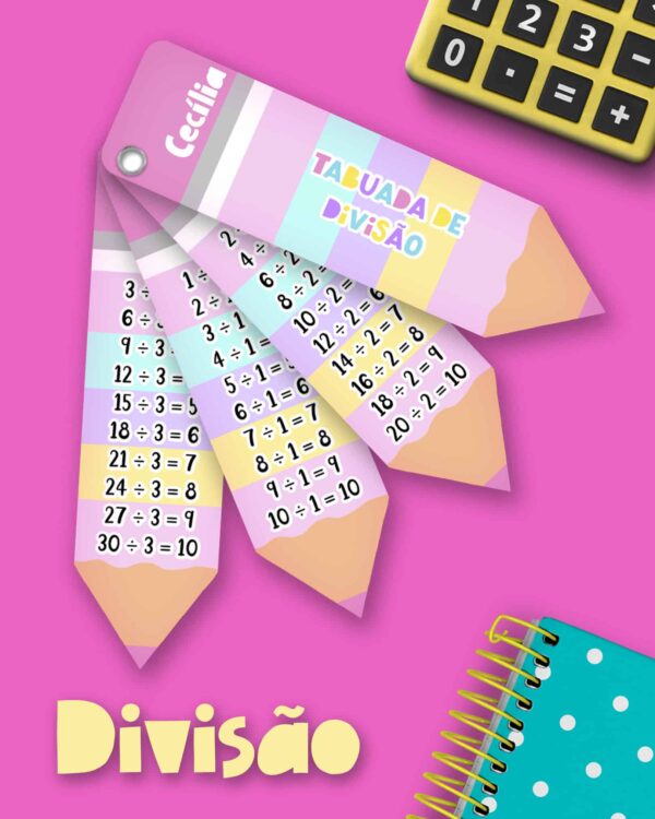 arquivo_digital_chaveiro_tabuada_4_fatores_multiplicação_adição_subtração_divisao