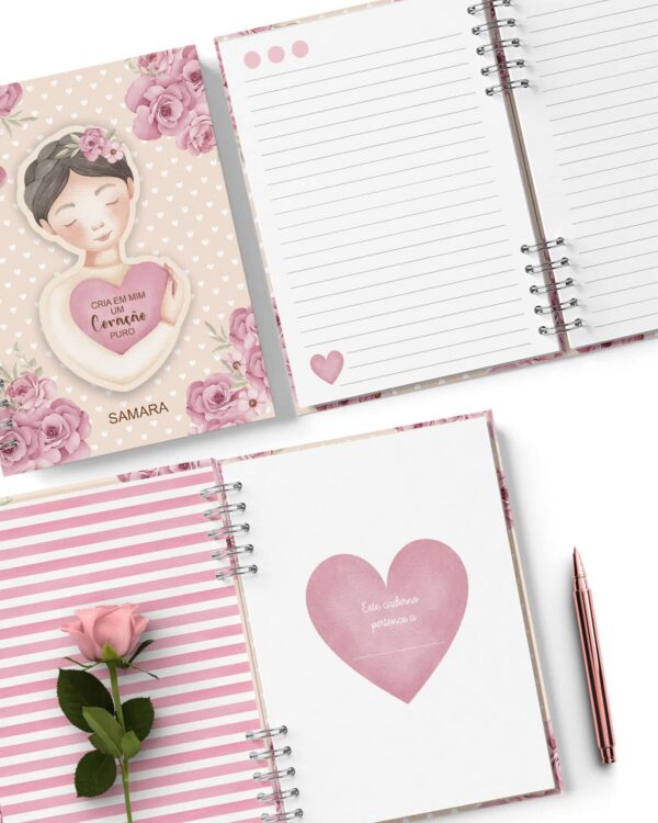 arquivo_digital_caderno_feminino_mulheres_negras_brancas_flores_frases_decorado_miolo_pautado
