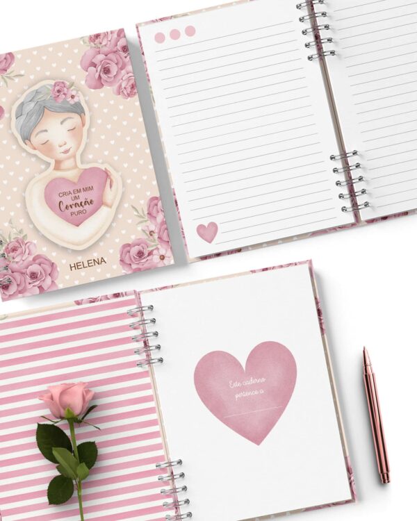 arquivo_digital_caderno_feminino_mulheres_negras_brancas_flores_frases_decorado_miolo_pautado