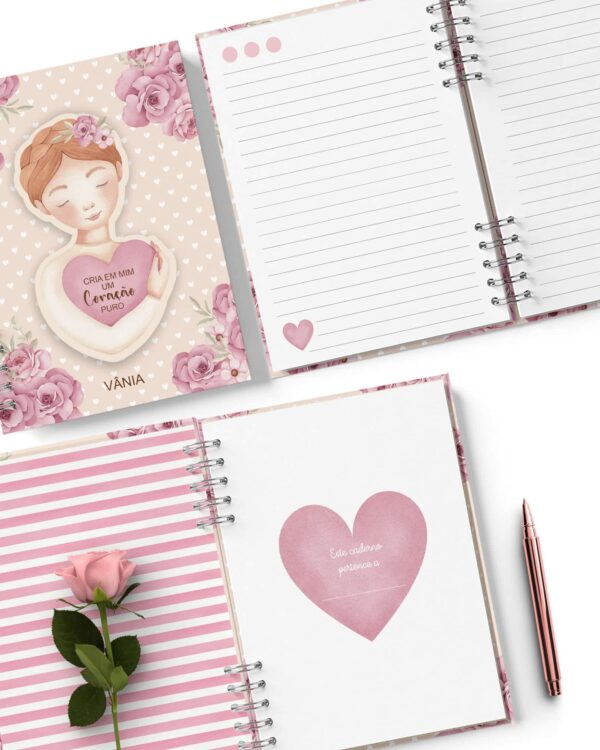 arquivo_digital_caderno_feminino_mulheres_negras_brancas_flores_frases_decorado_miolo_pautado
