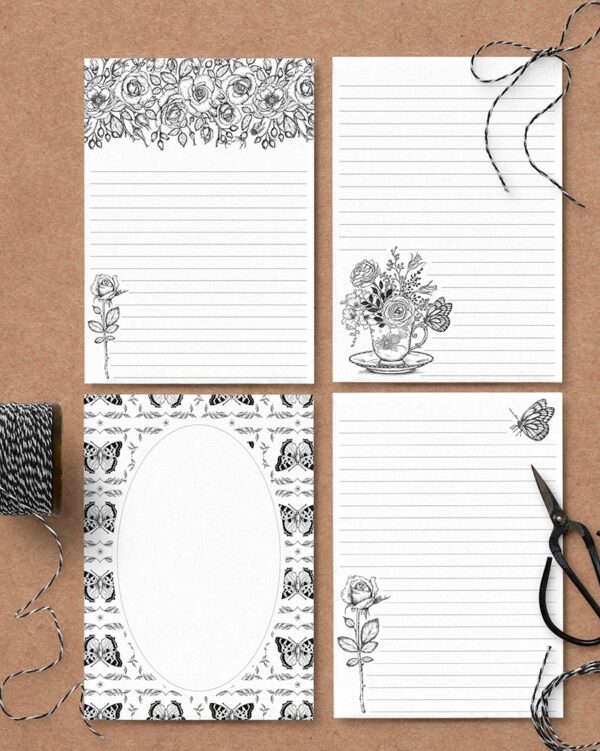 arquivo_digital_papel_carta_envelope_cartao_flores_preto_branco_bloco_botanical