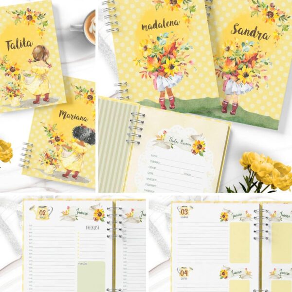 arquivo_digital_agenda_personagem_doce_outono_menina_mulher_cute_girassol