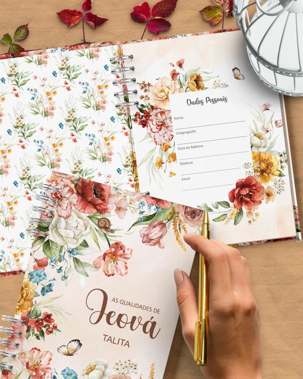 arquivo_digital_caderno_qualidades_de_jeova_jw_feminino_floral