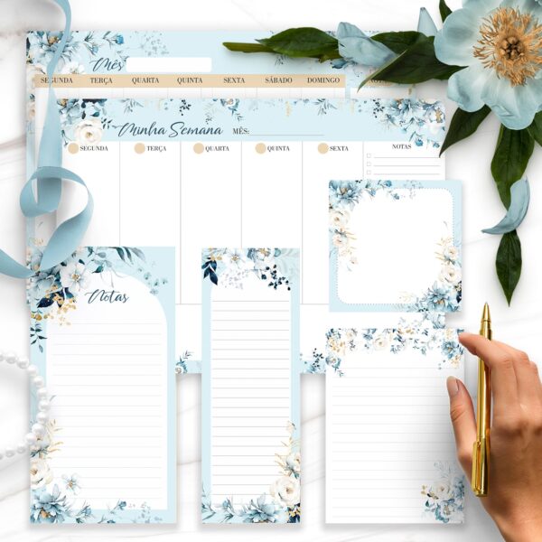 arquivo_digital_desk_planner_mesa_semanal_mensal_diario_bloco_notas_lista_check_floralazul