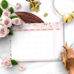 arquivo_digital_desk_planner_mesa_semanal_mensal_diario_bloco_notas_lista_check_floralrosal