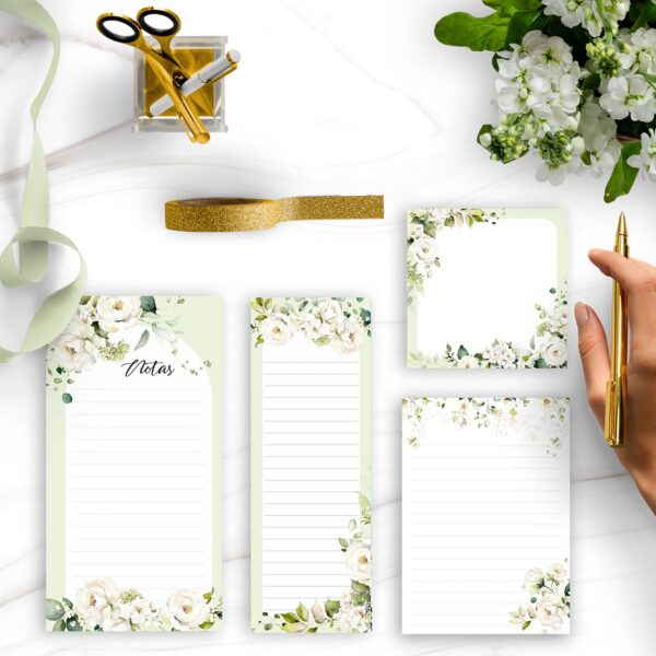 arquivo_digital_desk_planner_mesa_semanal_mensal_diario_bloco_notas_lista_check_floral_rosas_brancas