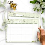 arquivo_digital_desk_planner_mesa_semanal_mensal_diario_bloco_notas_lista_check_floral_rosas_brancas