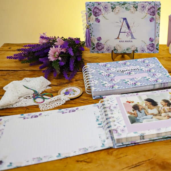 arquivo_digital_album_fotos_mensagem_15_anos_casamento_lilas_roxo_capa_alfabeto