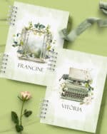 arquivo_digital_caderno_floral_verde_rosas_brancas_mulheres_planner_caderno_estudo
