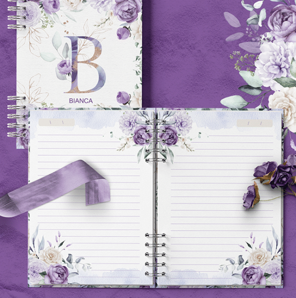 Arquivo_digital_capas_alfabeto_floral_lilas_roxo_miolo_pautado