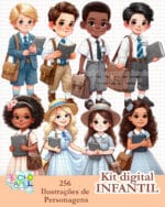 kit_digital_ilustrações_imagens_infantil_criança_menino_menina_Jesus_testemunha_jeová_congresso_assembleia_campo