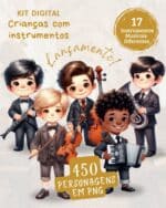 kit_digital_ilustrações_imagens_meninos_crianças_orquestra_instruments_musicais_evangélicos_ccb_cristã_jw_