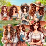 kit_digital_ilustrações_livros_biblia_mulheres_feminino_personagens