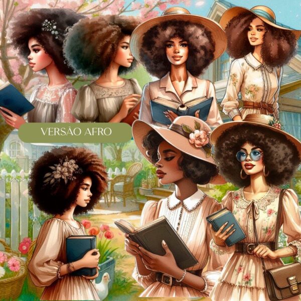 kit_digital_ilustrações_livros_biblia_mulheres_feminino_personagens